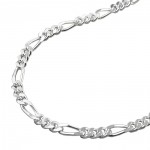 bracelet, figaro chain, silver 925, 21cm