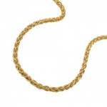 bracelet, wheat chain 19cm, 9K GOLD