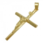 Anhnger 30x18mm Kreuz mit Jesus 9Kt GOLD
