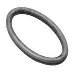 Ring, 36x21mm oval, altsilber, 10 Stck